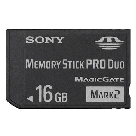 SONY 16GB Memory Stick Pro Duo (MS Pro Duo) .